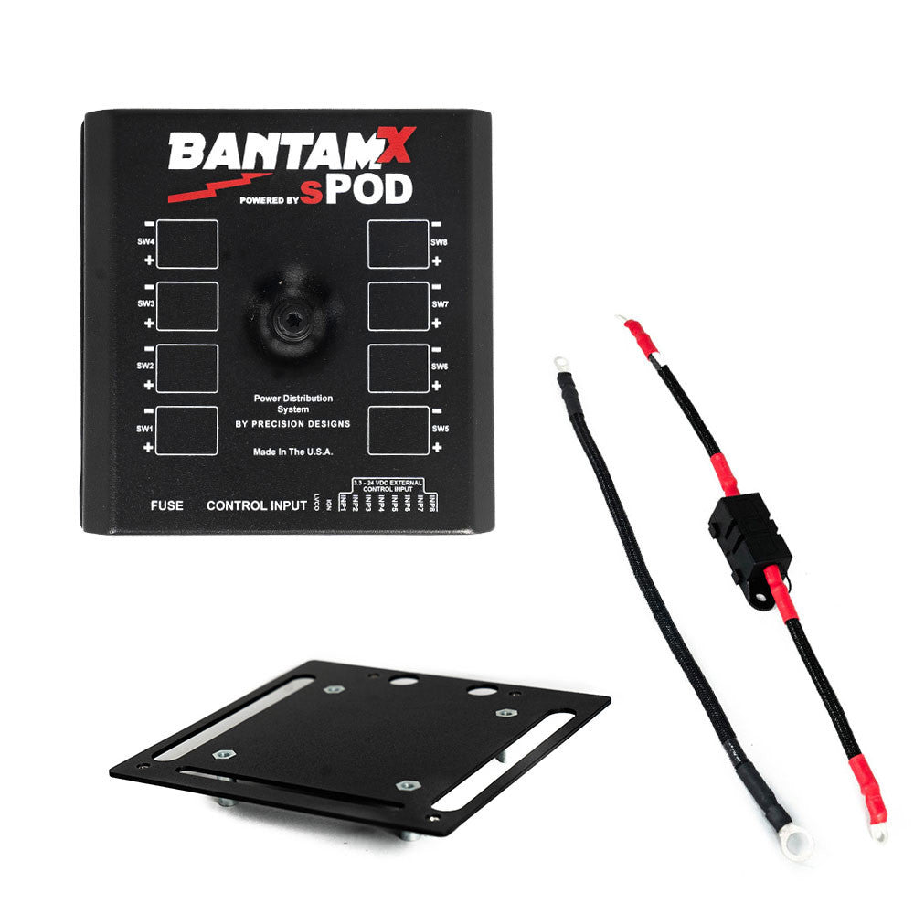 sPOD BantamX Wireless Switch Controller | 8-Circuit Bluetooth App Control | Toyota Tundra | 2012-2017 | 870126