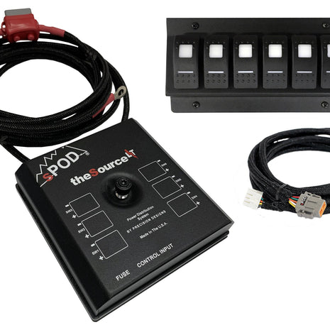 sPOD Red LED SourceLT Kit | 6-Circuit Solid-State | 2012-2017 Toyota Tundra (2nd Gen) | 873010