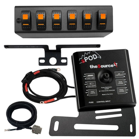 sPOD Blue LED SourceLT Kit | 6-Circuit Solid-State | 2007-2008 Jeep Wrangler JK (Early JK) | 873110