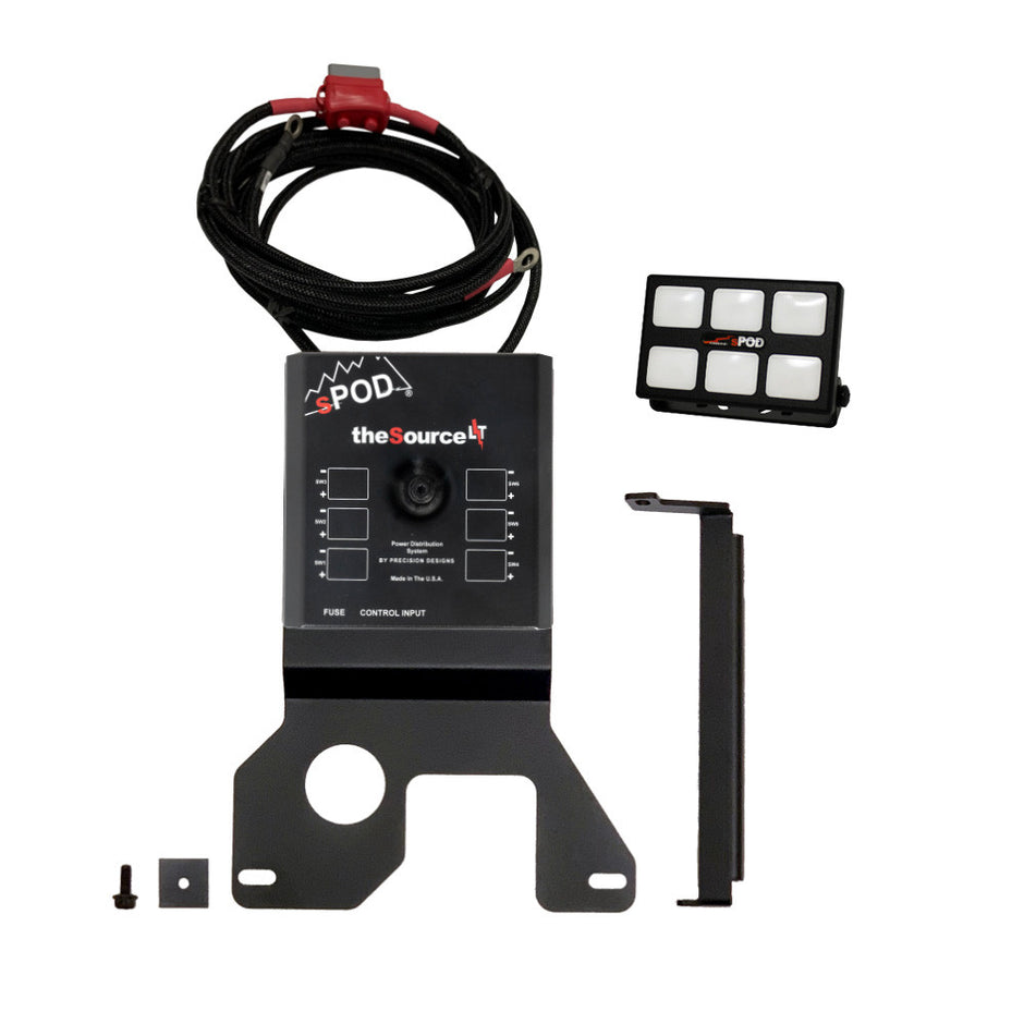 sPOD SourceLT Mini6 | 6-Circuit Power Management | Jeep Wrangler 392 JL V8 | 2021-2026 | 873170