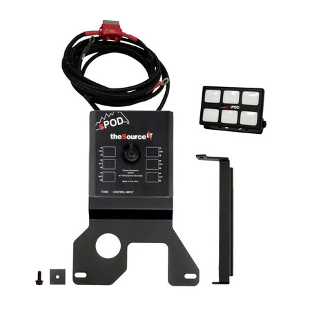 sPOD SourceLT Mini6 | 6-Circuit Power Management | 2021-2026 Jeep Wrangler 392 JL V8 | 873170-GNJV