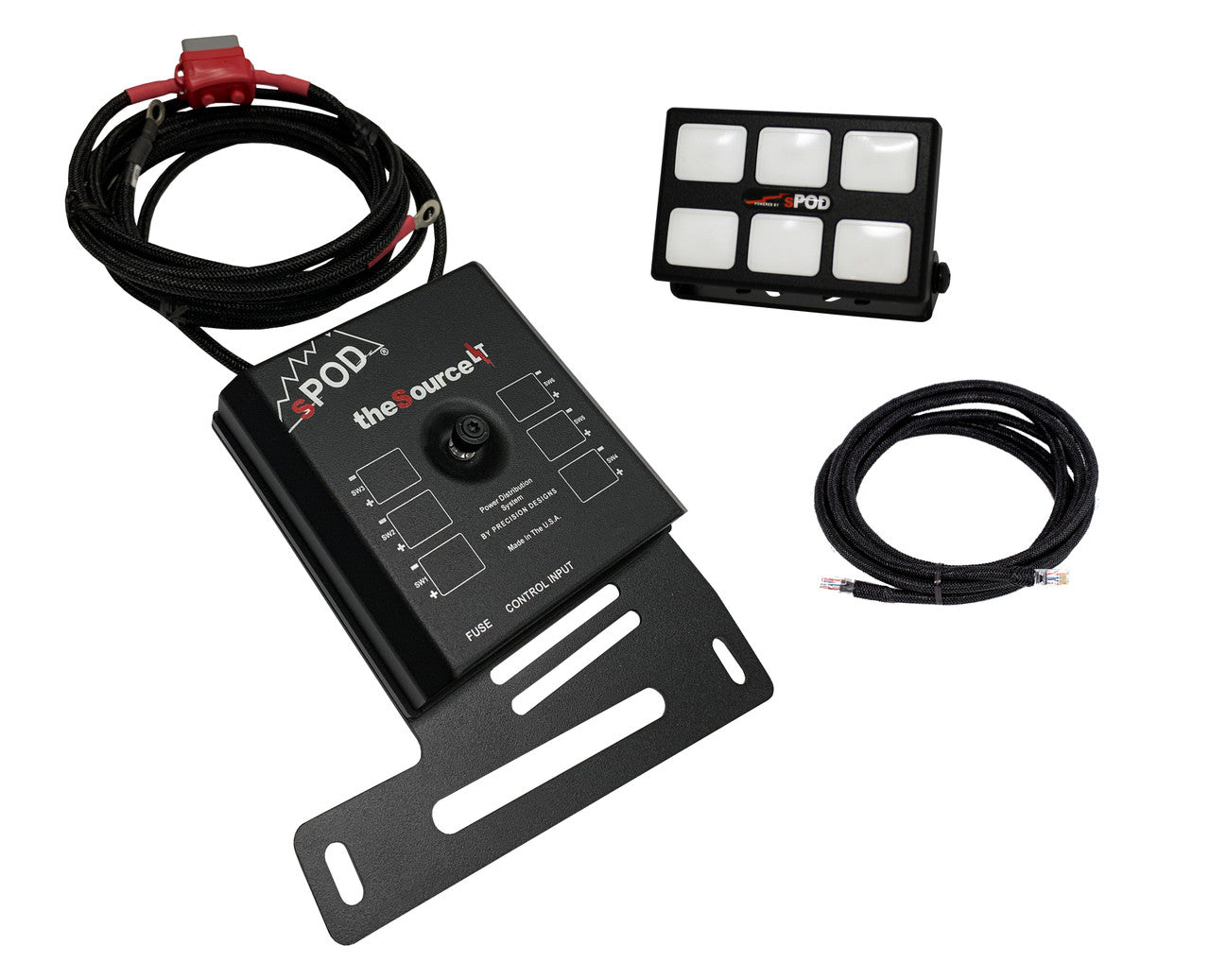 sPOD Mini6 SourceLT Kit | 6-Circuit Solid-State | 2007-2018 Jeep Wrangler JK | 873175