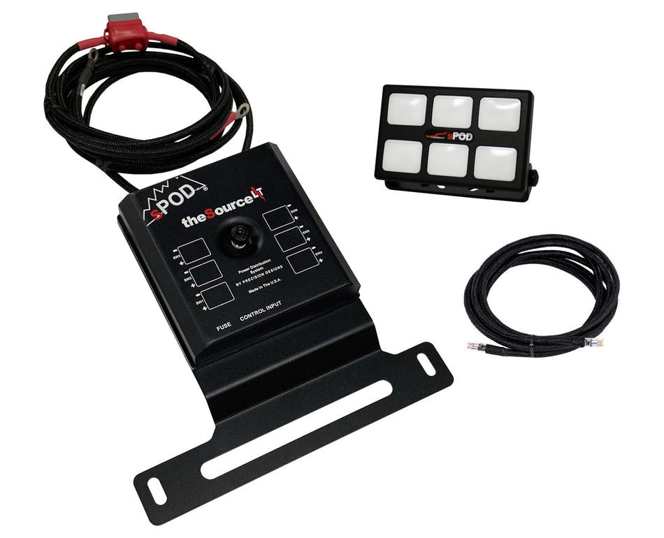 sPOD SourceLT Mini6 Kit | 6-Circuit | All JL/JT Variants incl. 392, Diesel & 4xe | 2018-2026 Jeep Wrangler JL / 2020-2026 Gladiator JT | SKU 873180