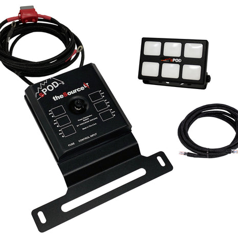 sPOD SourceLT w/ Mini6 Switch Panel for 2018–2024 Jeep Wrangler JL & 2020–2024 Gladiator JT