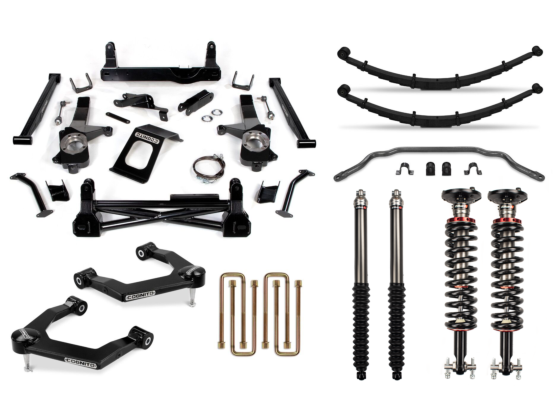 Cognito 8-Inch Performance Lift Kit With Elka 2.0 IFP Shocks For 19-25 Silverado/Sierra 1500 2WD/4WD, Including AT4, AT4X, Trail Boss, & ZR2