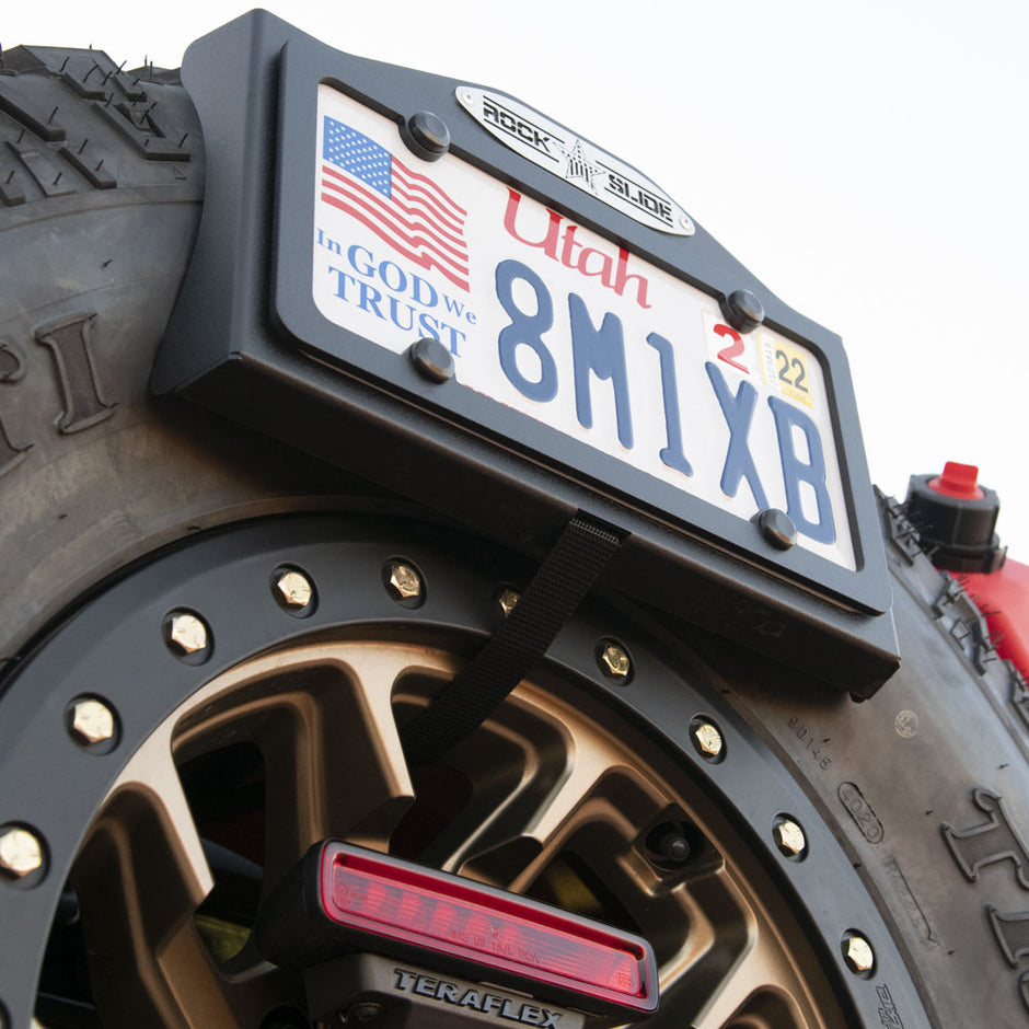 Rock Slide Engineering License Plate Mount Aluminum