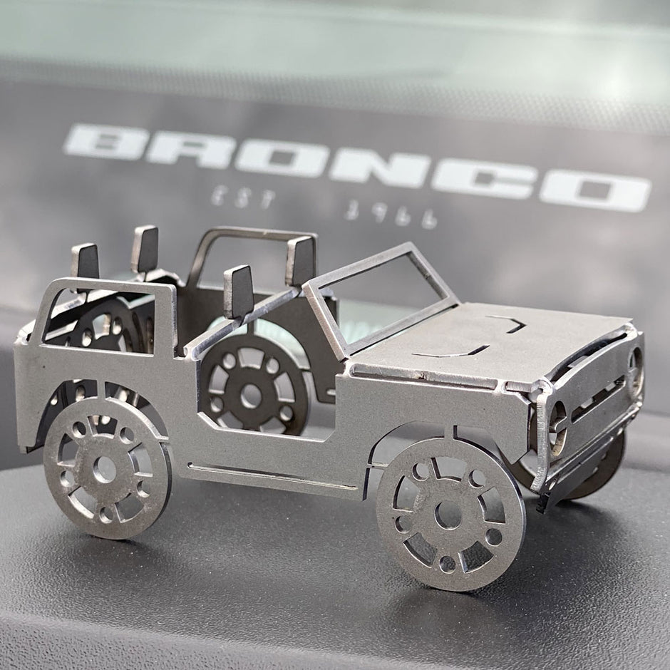 Rock Slide Engineering Business Card Holder Stainless Steel 2021-2023 Ford Bronco