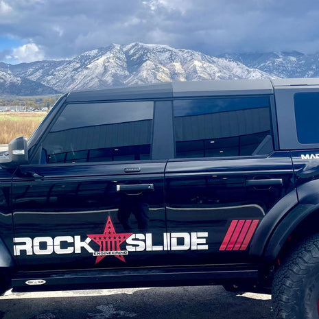 Rock Slide Engineering Roof Trim Pieces Front Doors Steel 2021-2023 Ford Bronco