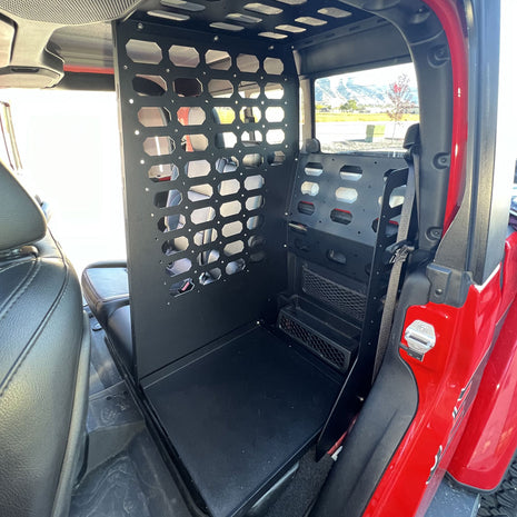 Rock Slide Engineering Rear Seat Cargo Rack Steel 2020-2023 Jeep Gladiator JT