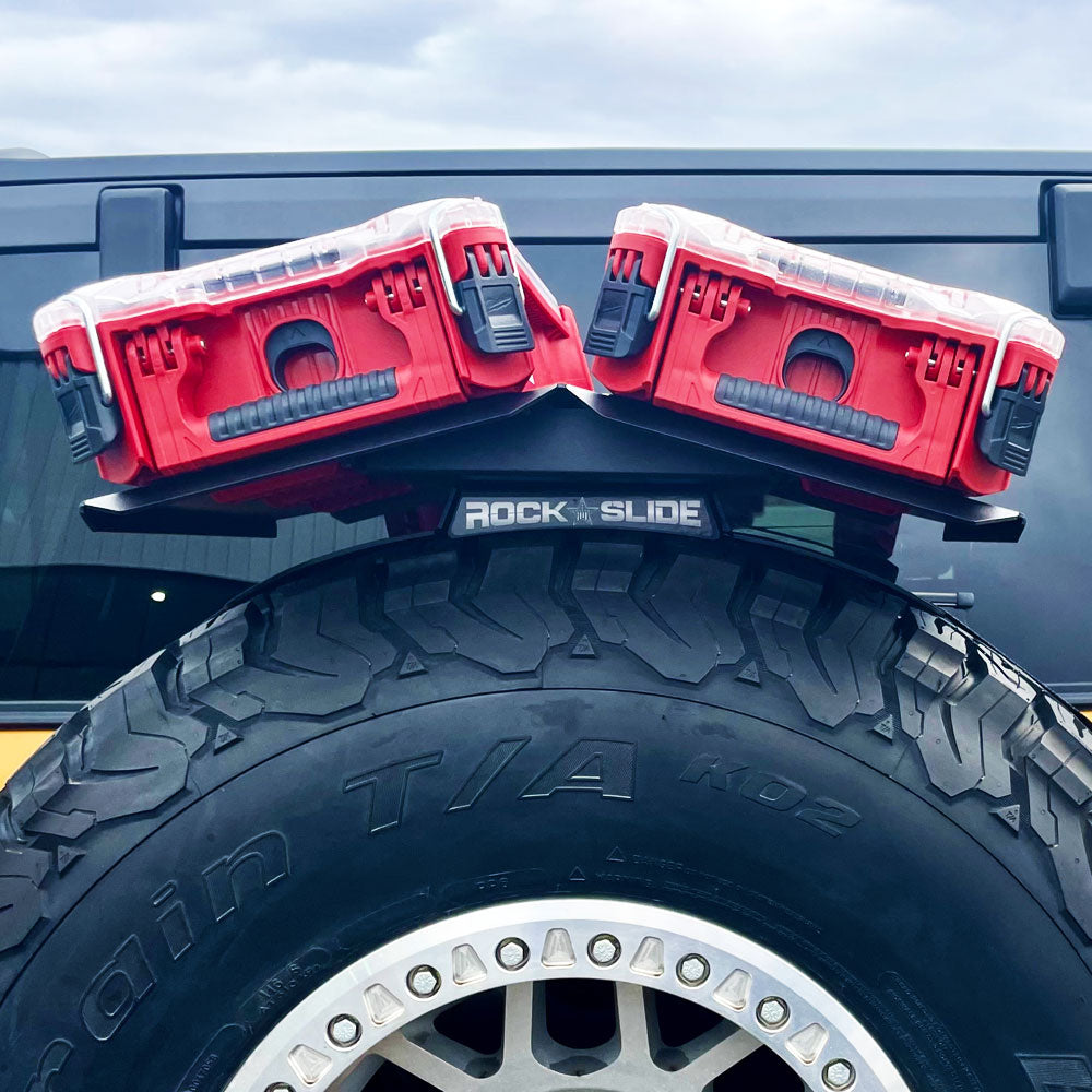 Rock Slide Engineering EZ Rack Pack Out Panel Deluxe Double 3/16-Inch Steel