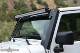 Rock Slide Engineering 50-Inch A-Pillar Light Brackets 10-Gauge Steel 2007-2018 Jeep Wrangler JK