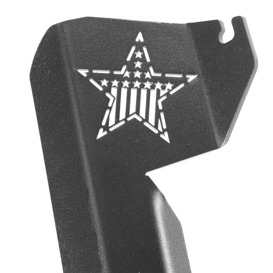 Rock Slide Engineering 50-Inch A-Pillar Light Brackets 10-Gauge Steel 2007-2018 Jeep Wrangler JK