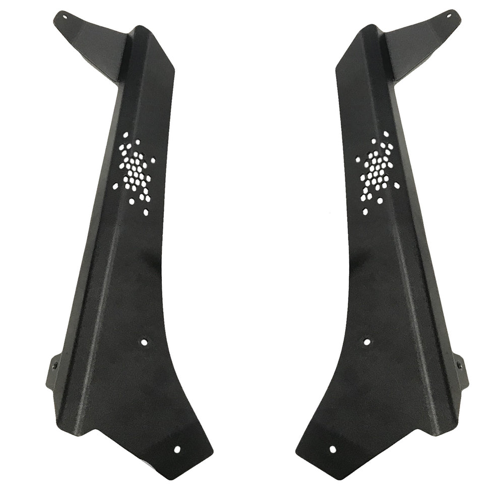 Rock Slide Engineering Cowl LED Light Pod Bracket Kit Lower 10-Gauge 2021-2023 Jeep Gladiator JT / 2018-2026 Jeep Wrangler JL