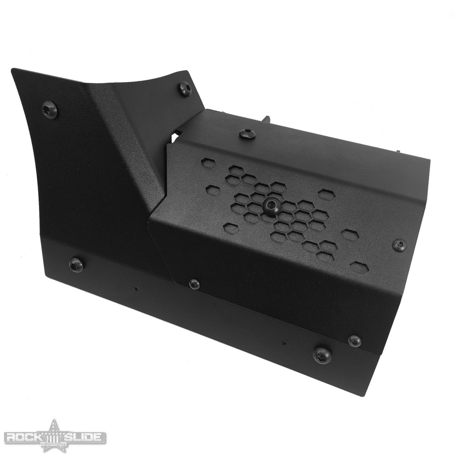 Rock Slide Engineering Large Cowl LED Light Pod Bracket Kit Lower 10-Gauge 2021-2023 Jeep Gladiator JT / 2018-2026 Jeep Wrangler JL