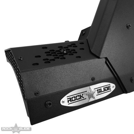 Rock Slide Engineering Large Cowl LED Light Pod Bracket Kit Lower 10-Gauge 2021-2023 Jeep Gladiator JT / 2018-2026 Jeep Wrangler JL