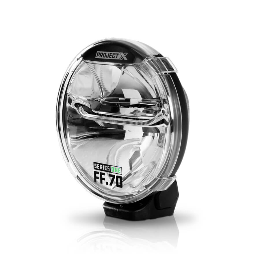 Project X Series One FF.70 Free Form 7-Inch LED Auxiliary Light | Spot Beam | Universal | AL538801-1