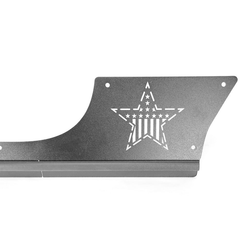Rock Slide Engineering Step Slider Rocker Guards 2-Door .090 Aluminum 2020-2026 Jeep Wrangler JL