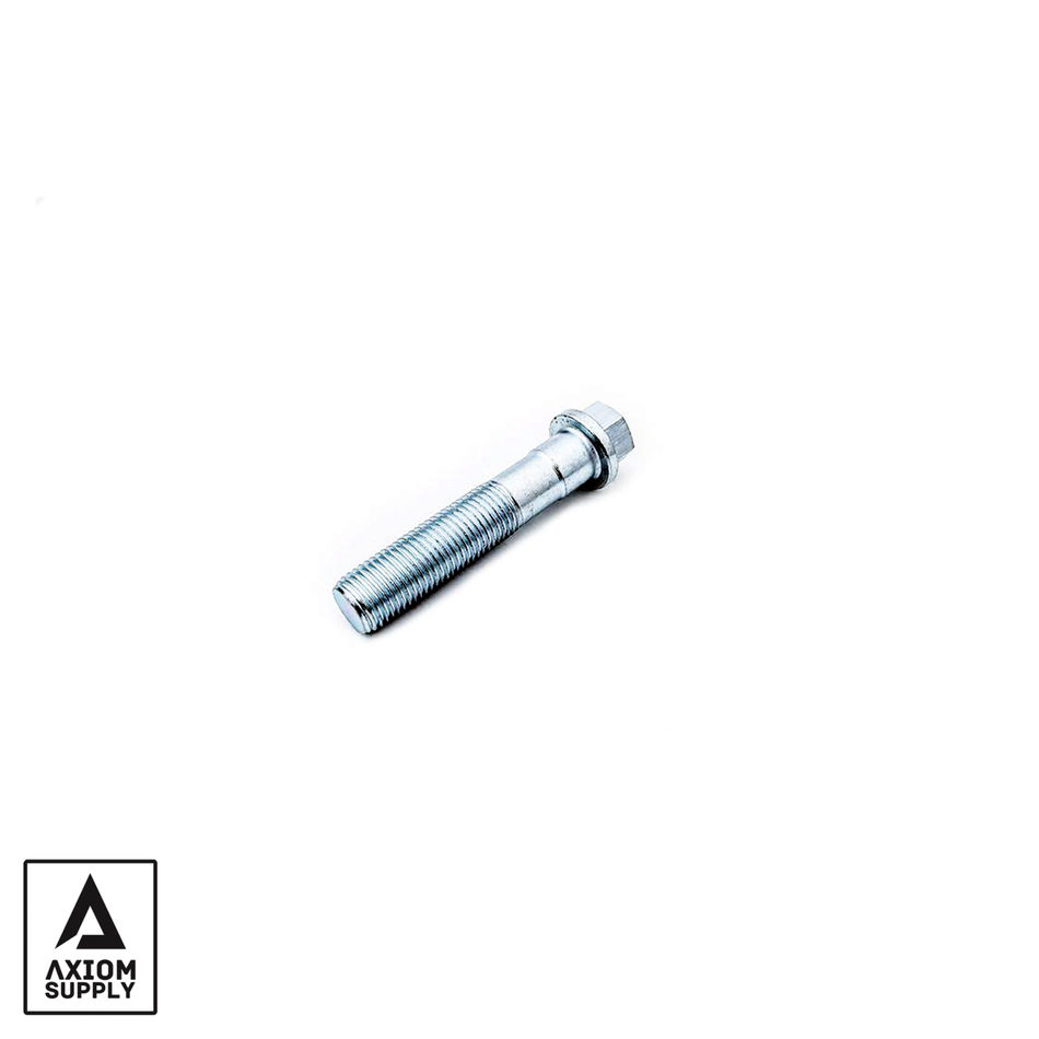 Axiom Supply Gold Zinc Plated Spindle Bolt | Front Hub Retention | 2001-2010 Chevy Silverado/GMC Sierra 1500/2500HD/3500HD | SKU AXGM1571