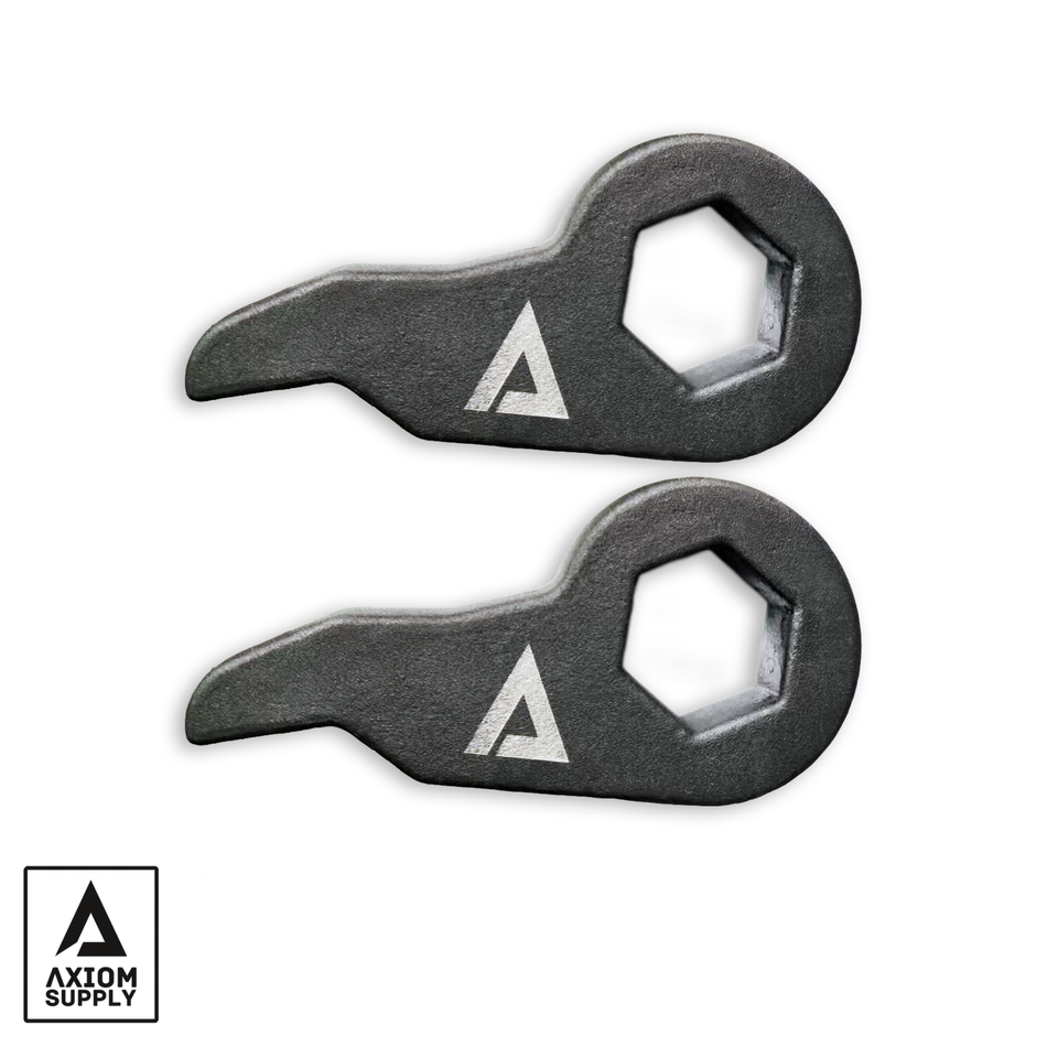 Axiom Supply Leveling Key Set | 2" Front Lift | Torsion Bar | 2001-2010 Chevy Silverado/GMC Sierra 2500HD & 3500HD | SKU AXGMKEY10