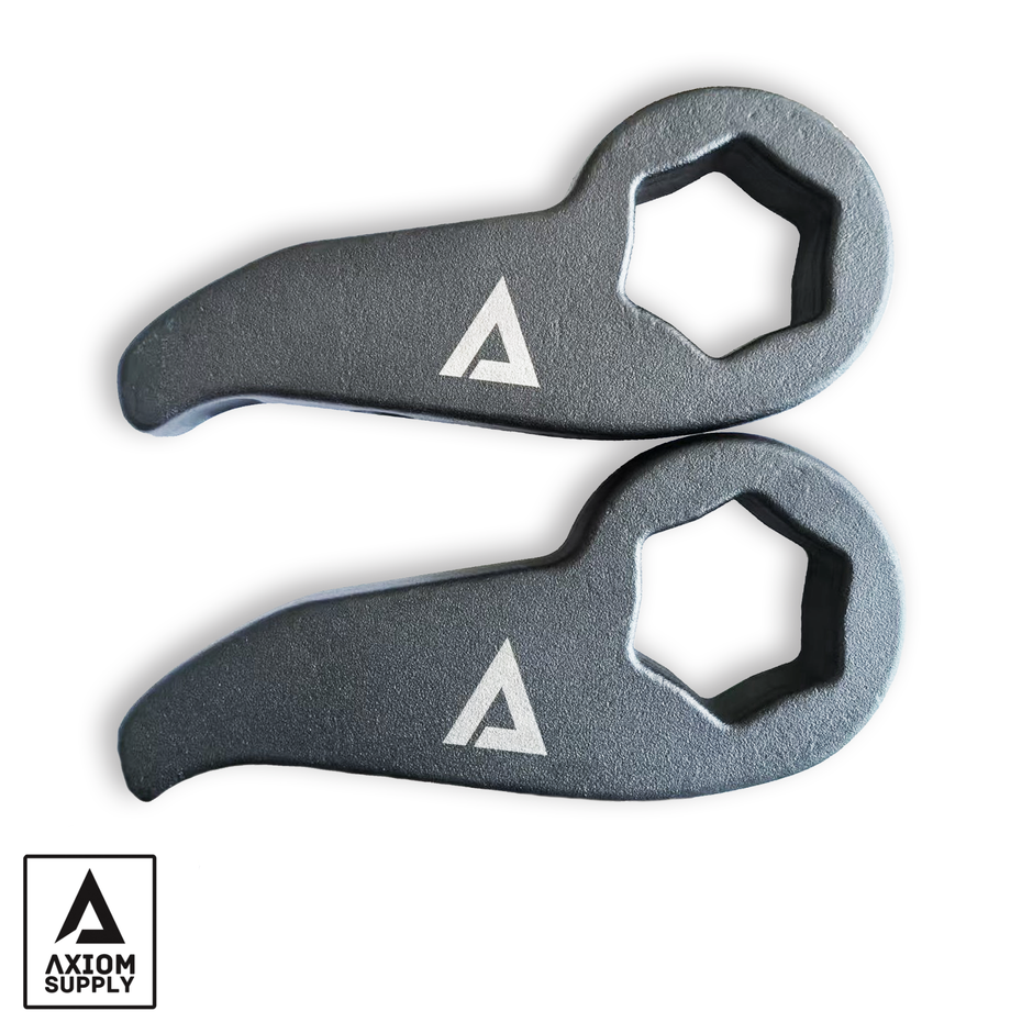 Axiom Supply Leveling Key Set | 0-2 in Front Lift | 2020-2026 GM 2500HD/3500HD