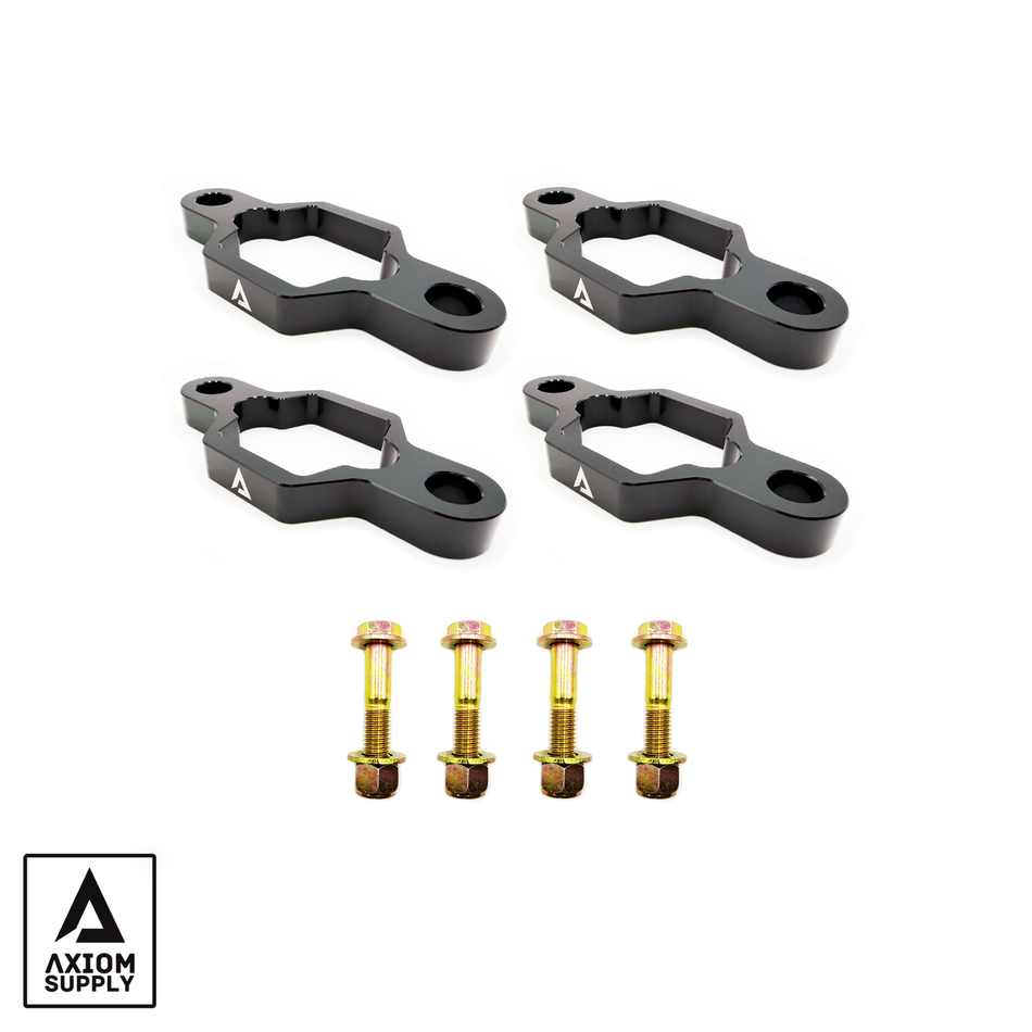Axiom Supply Shock Extension Kit | 2" Front | OE Shocks Only | Excludes AT4X/ZR2 DSSV | 2011-2026 GM 2500HD/3500HD | SKU AXGMSE11