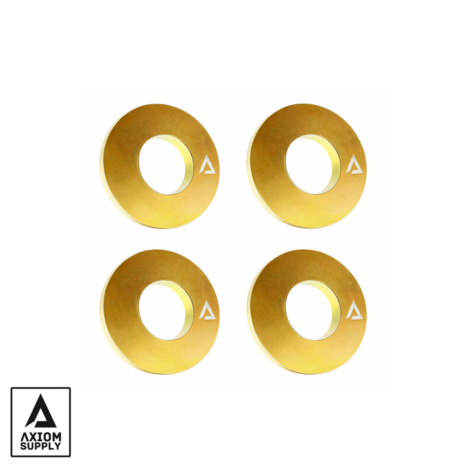 Axiom Supply Bearing Axle Washer 4-Pack | Conical Spring-Lock | Polaris RZR XP 1000/Turbo/Turbo S | SKU AXRZBW14-4