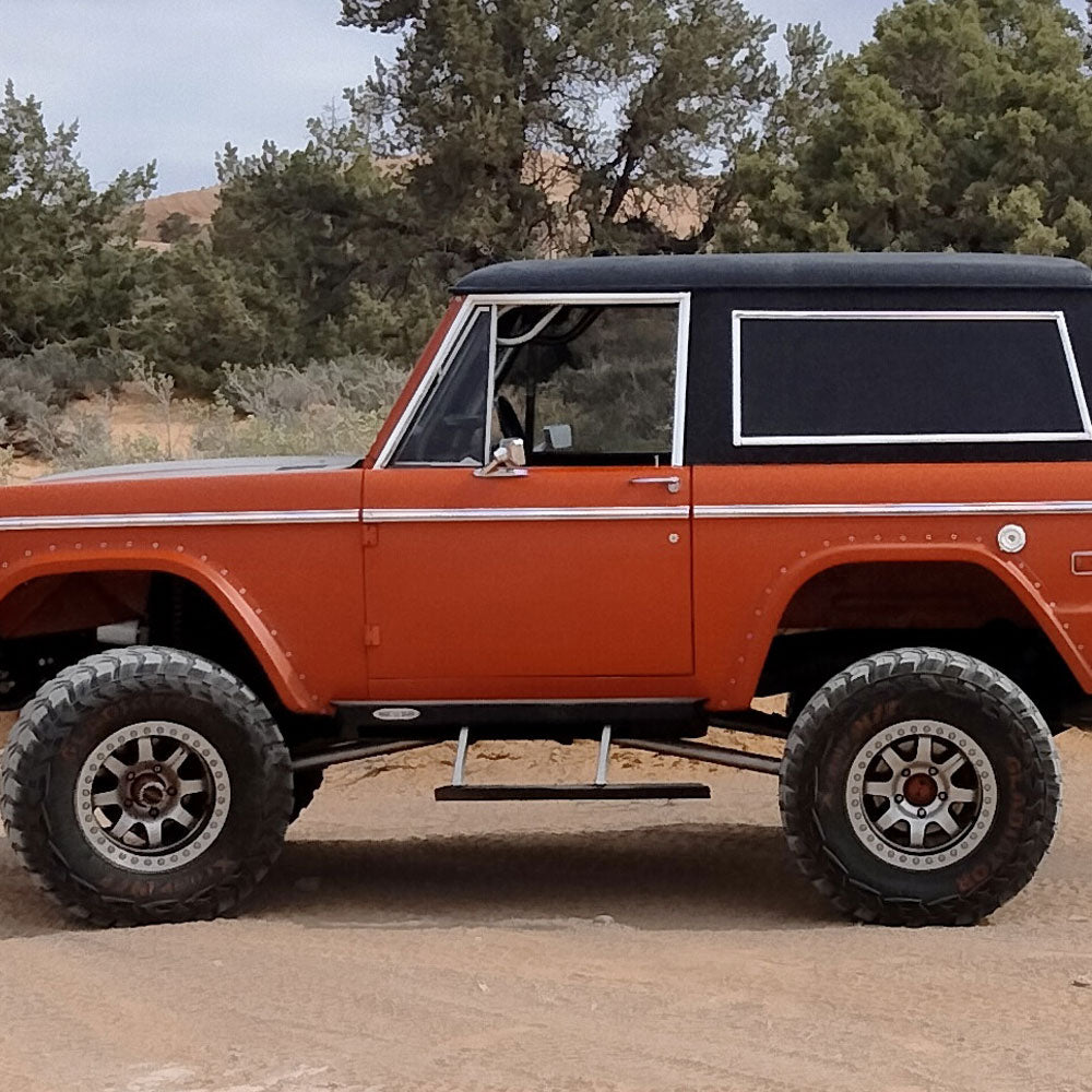Rock Slide Engineering 1st Gen Step Sliders Driver Side 3/16-Inch 10 Gauge Steel 1966-1977 Ford Bronco