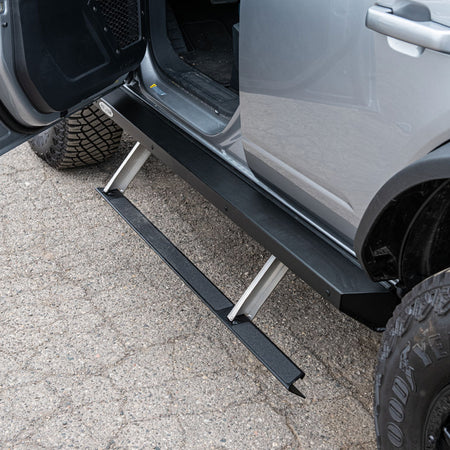 Rock Slide Engineering Step Sliders Passenger Side 4-Door 3/16-Inch Steel 2022-2024 Ford Bronco