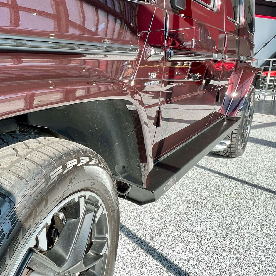 Rock Slide Engineering G-Wagen Step Sliders Driver Side 3/16-Inch 10 Gauge Steel