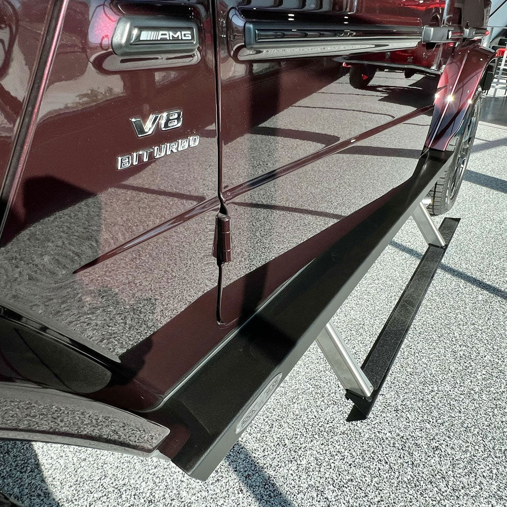 Rock Slide Engineering G-Wagen Step Sliders Driver Side 3/16-Inch 10 Gauge Steel