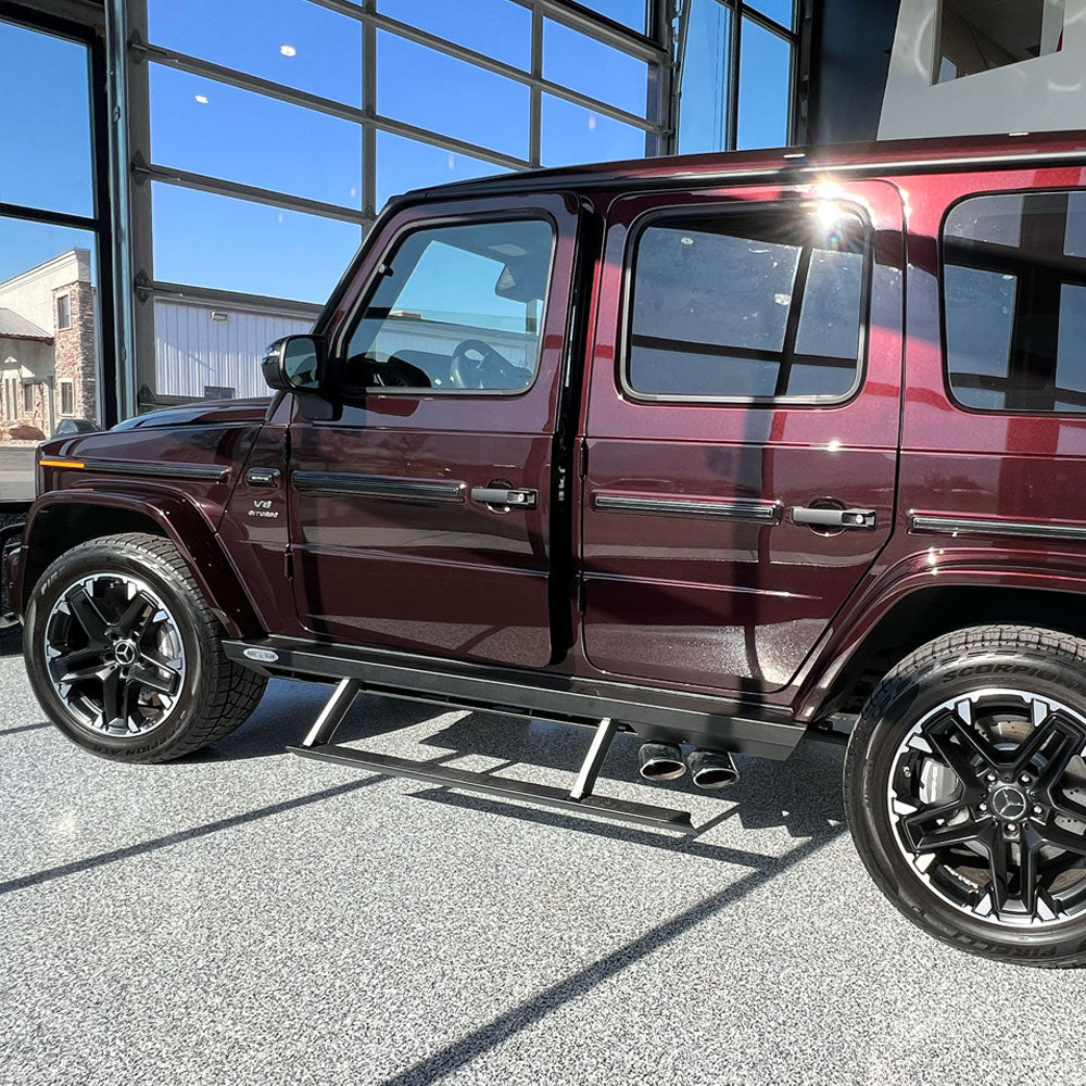Rock Slide Engineering G-Wagen Step Sliders Passenger Side 3/16-Inch 10 Gauge Steel