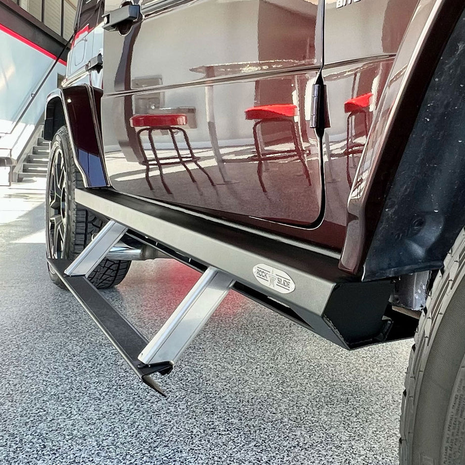 Rock Slide Engineering G-Wagen Step Sliders Set 3/16-Inch 10 Gauge Steel