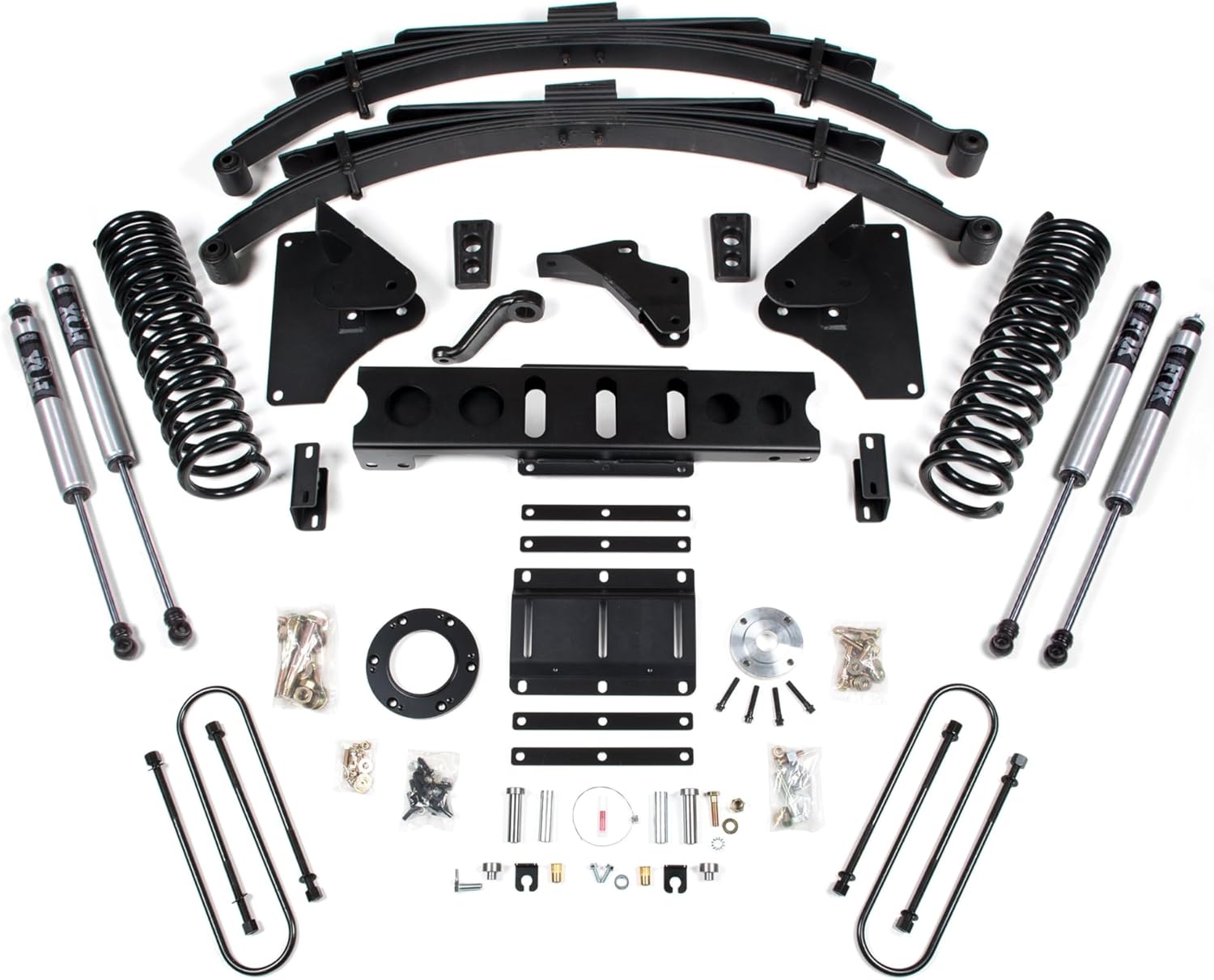 BDS 6-Inch Lift Kit | Leaf Springs | 6-Bolt Indexing Ring | FOX 2.0 Shocks | Ram 3500 4WD Diesel 2013-2018
