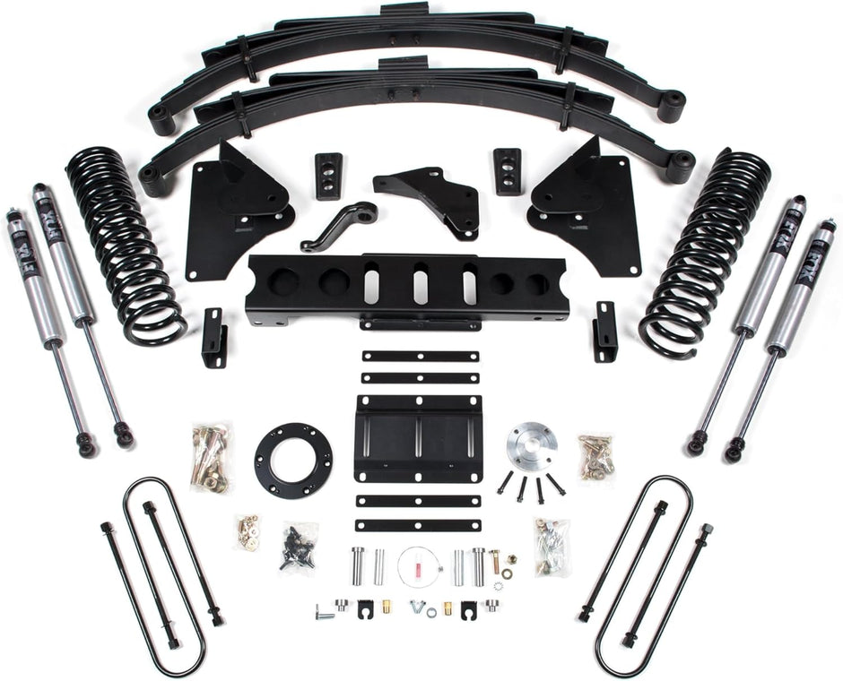 BDS 6-Inch Lift Kit | Leaf Springs | 6-Bolt Indexing Ring | FOX 2.0 Shocks | Ram 3500 4WD Diesel 2013-2018