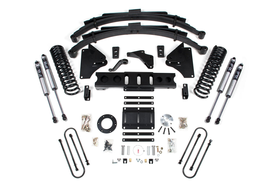 BDS 5.5-Inch Lift Kit | FOX 2.0 Shocks | Leaf Springs | Ram 3500 4WD Gas 2013-2018