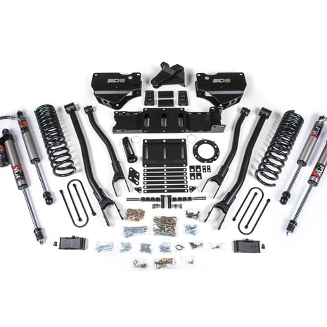 BDS 4-Inch 4-Link Lift Kit | FOX 2.5 Performance Elite | Ram 3500 4WD Diesel 2019-2023 | 6-Bolt Indexing