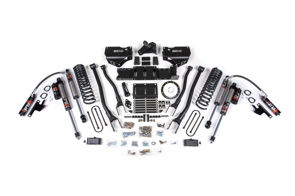 BDS 4-Inch 4-Link Lift Kit | FOX 2.5 Performance Elite | Ram 3500 4WD Gas 2019-2026 | No Rear Overload Leaf