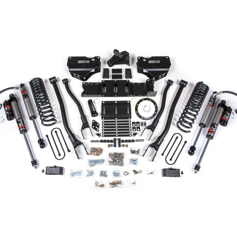 BDS 4-Inch 4-Link Lift Kit | FOX 2.5 Performance Elite | Ram 3500 4WD Gas 2019-2023 | No Rear Overload Leaf