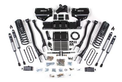 BDS 4-Inch 4-Link Lift Kit | FOX 2.0 Shocks | Ram 3500 4WD Gas 2019-2026 | No Rear Overload Leaf