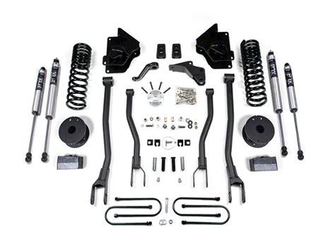 BDS 4-Inch 4-Link Lift Kit | FOX 2.0 Shocks | Ram 3500 4WD Gas 2019-2026 | With Factory Rear Overload Leaf