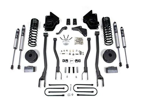 BDS 4-Inch 4-Link Lift Kit | FOX 2.0 Shocks | Ram 3500 4WD Gas 2019-2023 | With Factory Rear Overload Leaf