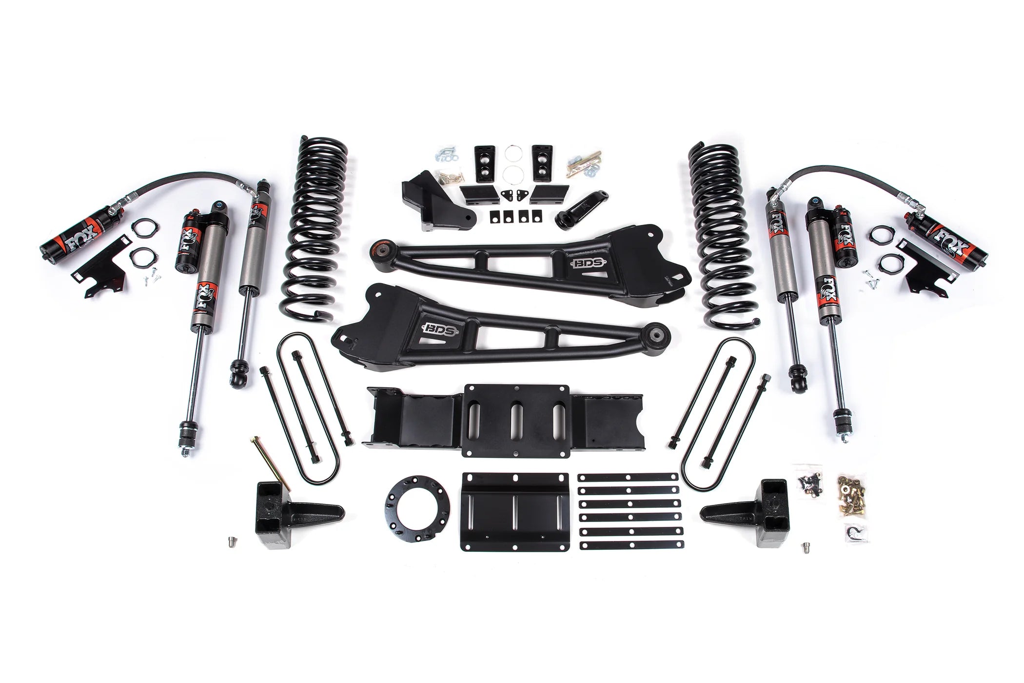 BDS 5.5-Inch Radius Arm Lift Kit | FOX 2.5 Performance Elite | Ram 3500 4WD Gas 2019-2026 | With Factory Rear Overload Leaf