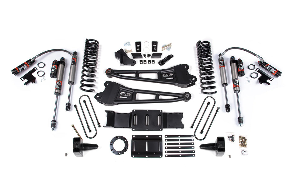 BDS 5.5-Inch Radius Arm Lift Kit | FOX 2.5 Performance Elite | Ram 3500 4WD Gas 2019-2026 | With Factory Rear Overload Leaf