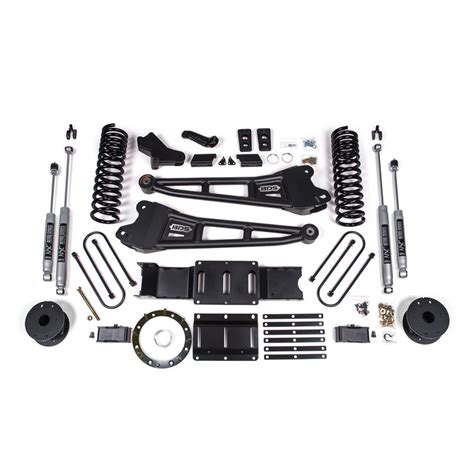 BDS 4-Inch Radius Arm Lift Kit | FOX 2.5 Performance Elite | Ram 3500 4WD Gas 2019-2023 | No Factory Rear Overload Leaf