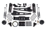 BDS 6-Inch Radius Arm Lift Kit | Rear Air Ride | 6-Bolt Indexing Ring | FOX 2.0 Shocks | Ram 3500 4WD Diesel 2019-2024