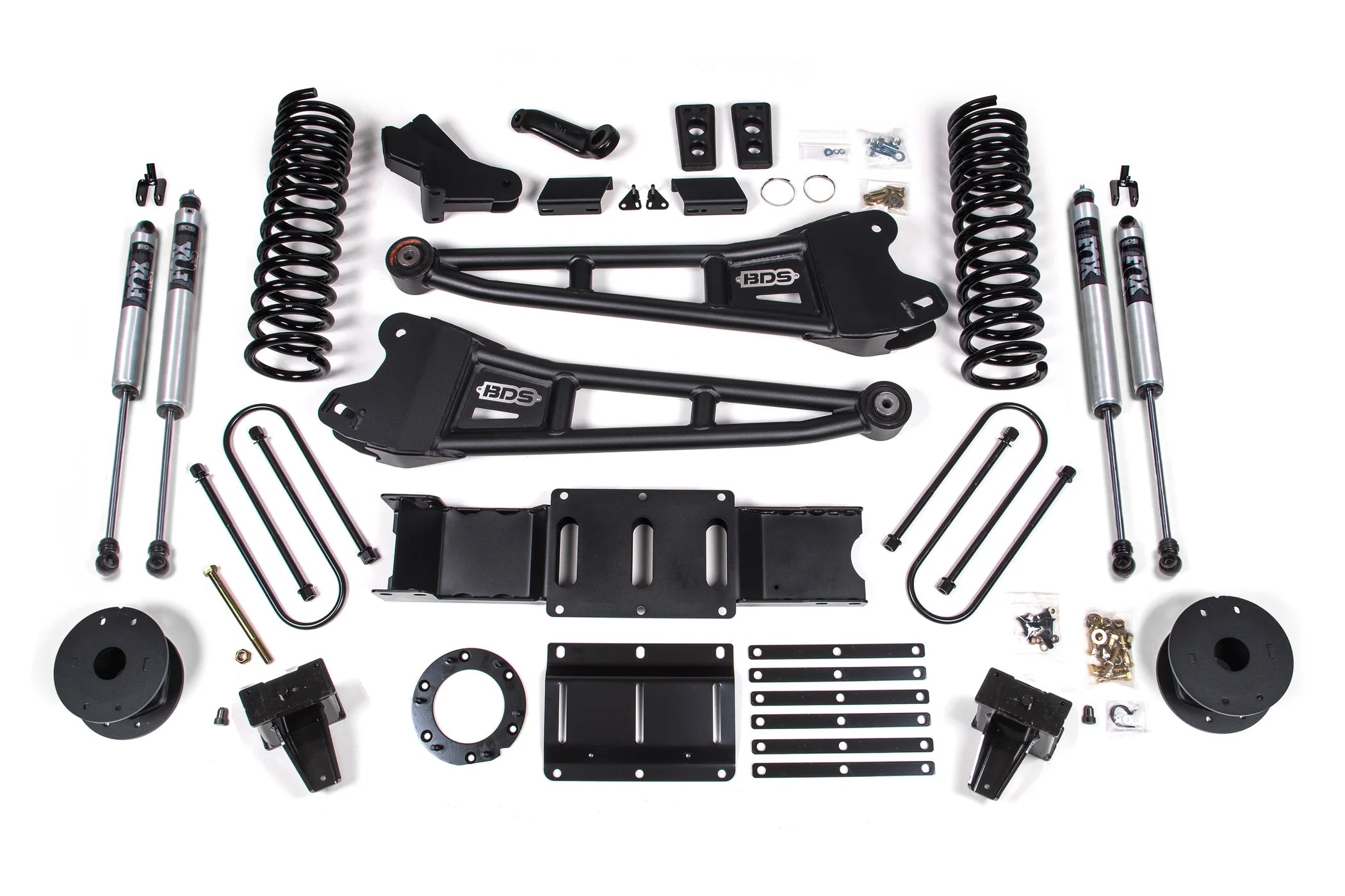 BDS 5.5-Inch Radius Arm Lift Kit | Rear Air Ride | FOX 2.0 Shocks | Ram 3500 4WD Gas 2019-2026