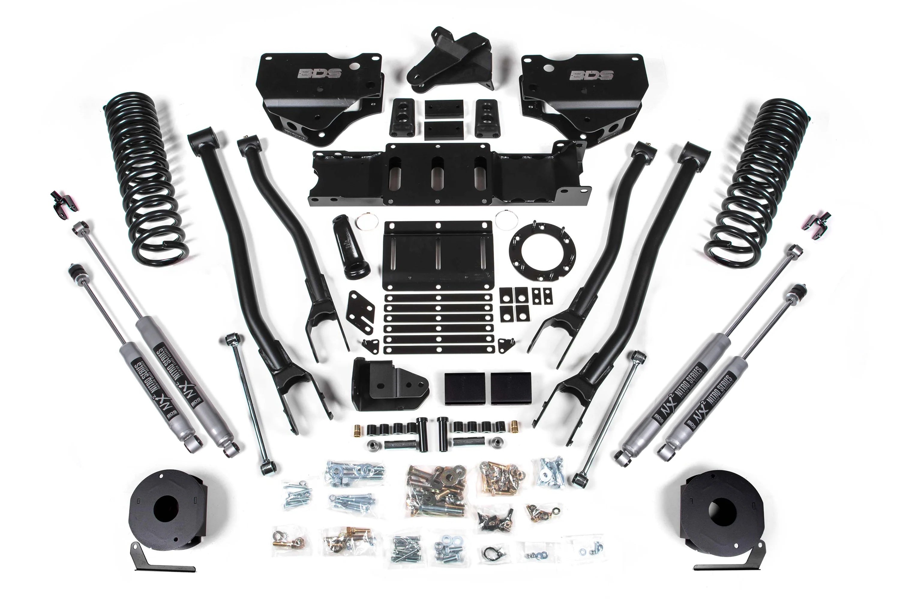 BDS 5.5-Inch 4-Link Lift Kit | Rear Air Ride | FOX 2.0 Shocks | Ram 2500 4WD Gas 2019-2026
