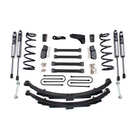 BDS 4-Inch Lift Kit | FOX 2.0 Shocks | Leaf Springs + 3.5-Inch Axle Block | Ram 2500 Power Wagon 4WD 2005–2007 | SKU: 1764FS