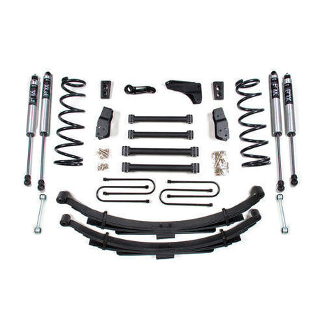 BDS 4-Inch Lift Kit | FOX 2.0 Shocks | Leaf Springs + 3.5-Inch Axle | Ram 2500 Power Wagon 4WD 2008