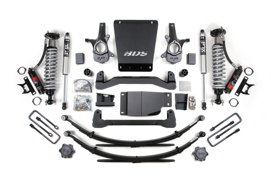 BDS Suspension 6-Inch Lift Kit | FOX 2.5 Performance Elite Coil-Overs Front & Rear | 2007-2013 GMC Sierra 1500 4WD | SKU 177PES